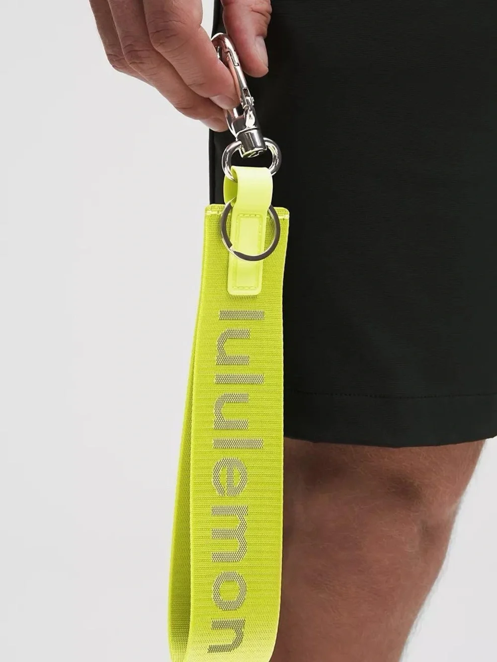 Lululemon Never Lost Keychain- Sour Grape/Army Green